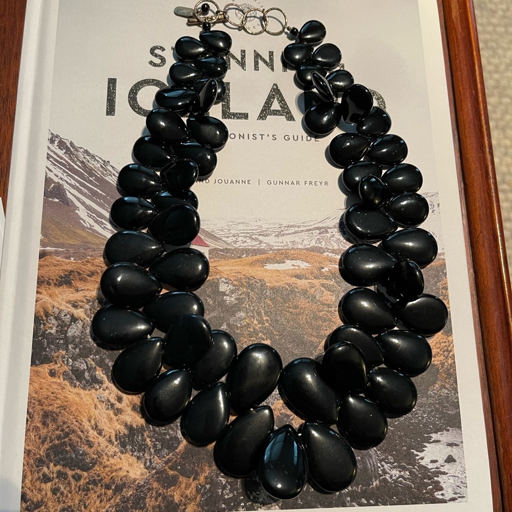 Anthology Black Stone Statement Necklace